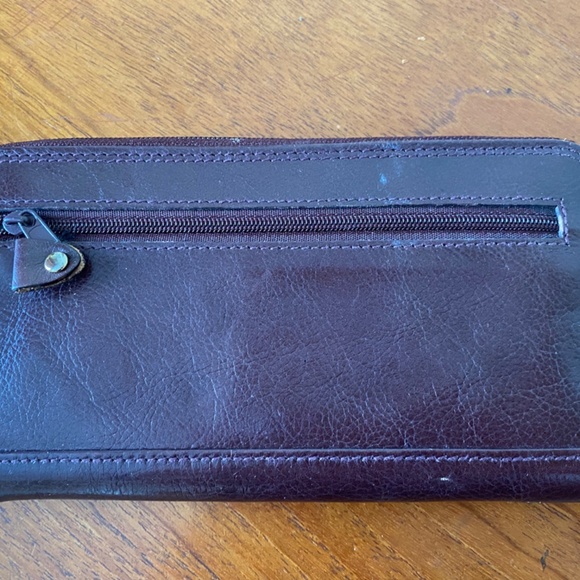 Vintage Club Rochelier 90s ZIp Leather Clutch Wallet - Picture 4 of 8